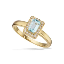 Scrouples 8 Karat Guld Ring med Topas 714623