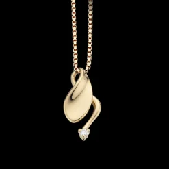 Scrouples 14 Karat Guld Vedhæng med Brillant 0,03 Carat W/SI
