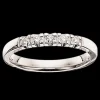 Scrouples Alliance Ring i 14 Karat Hvidguld med Brillanter 0,15 Carat W/SI