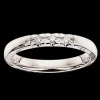 Scrouples Alliance Ring i 14 Karat Hvidguld med Diamanter 0,09 Carat W/SI