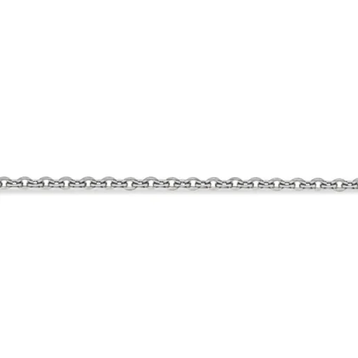 Scrouples Anker Halskæde i Rhodineret Sølv 41042,45RH 0,40 mm