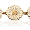 Scrouples Forgyldt Sølv Armbånd med Marguerit 601382,16
