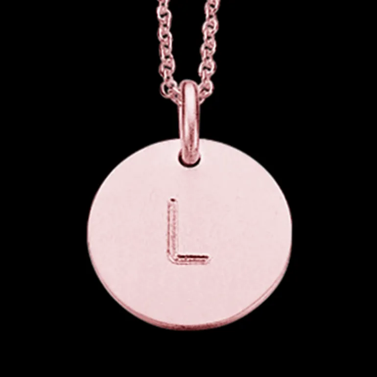 Scrouples Tag Me Rosaforgyldt Sølv Halskæde 224642RO