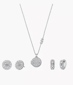 Silver Locket Sterling Sølv Smykkesæt fra Michael Kors