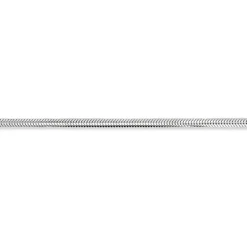 Slange Rhodineret Sølv Armbånd fra Scrouples 39172A,M