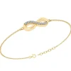 Smykkekæden Armbånd i Forgyldt Sølv DML0025FG