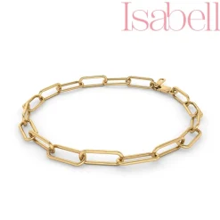 Smykkekæden Isabell Link Forgyldt Sølv Armbånd