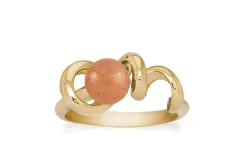 Soft Line Forgyldt Sølv Ring fra Rabinovich 76520346