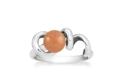 Soft Line Sterling Sølv Ring fra Rabinovich med Aventurin