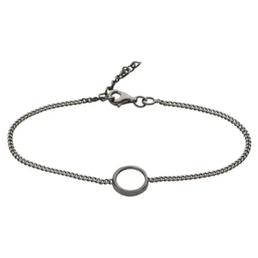 Sortrhodineret Sølv Armbånd fra Nordahl Andersen