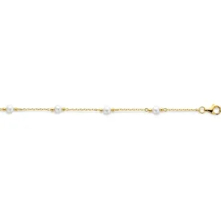 Spirit Icons Athena Pearl Forgyldt Sølv Armbånd med Ferskvandsperler