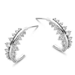 Spirit Icons Empress Hoop Øreringe i Sterling Sølv