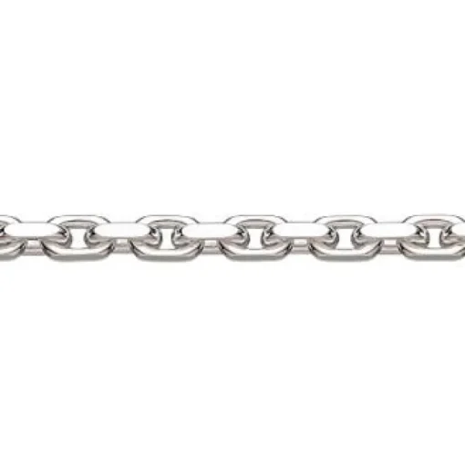 Sterling Sølv Ankerfacetkæde Tråd 0,50mm BNH