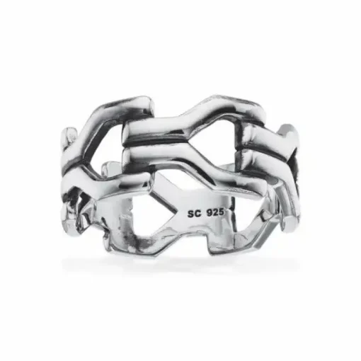 Sterling Sølv Herrering fra Scrouples 791442