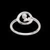 Sterling Sølv Ring fra Scrouples med Ferskvandsperle