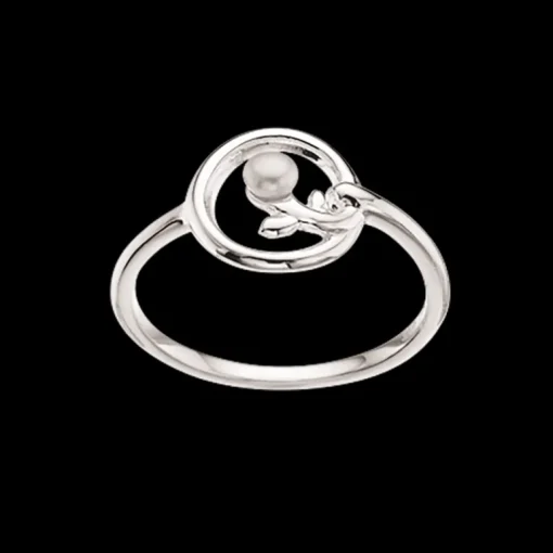 Sterling Sølv Ring fra Scrouples med Ferskvandsperle