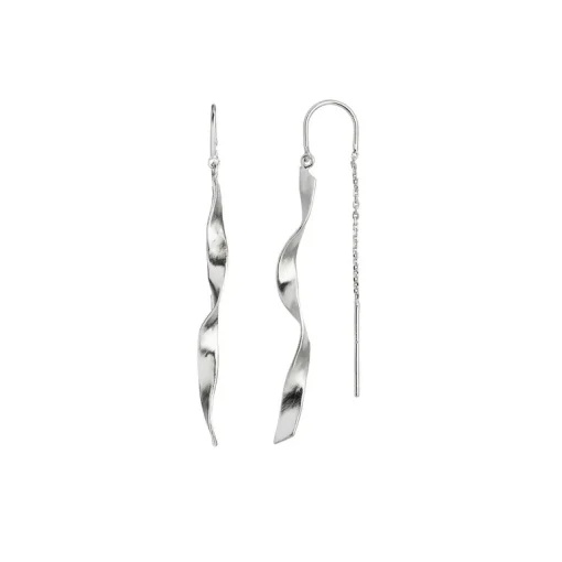 Stine A Long Twisted Sterling Sølv Ørering 1188-00-S