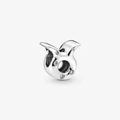 Stjernetegn Tyren Sterling Sølv Charm fra Pandora