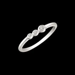 Støvring Design Rhodineret Sølv Ring 12323047