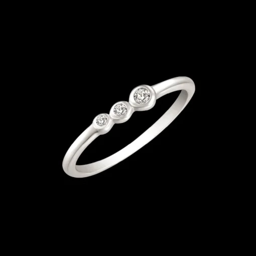 Støvring Design Rhodineret Sølv Ring 12323047