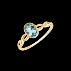 Støvring Design Ring i 8 Karat Guld med Topas 62205053