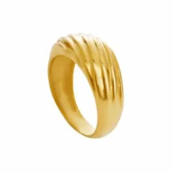 Susanne Friis Bjørner Forgyldt Sølv Ring 1698-21