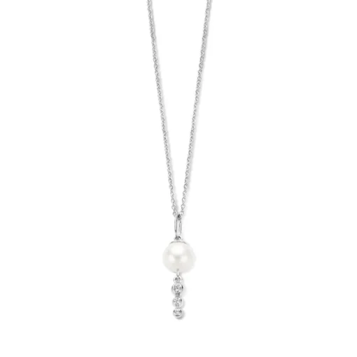 Swan Pendant Sterling Sølv Halskæde fra Spirit Icons med Perle