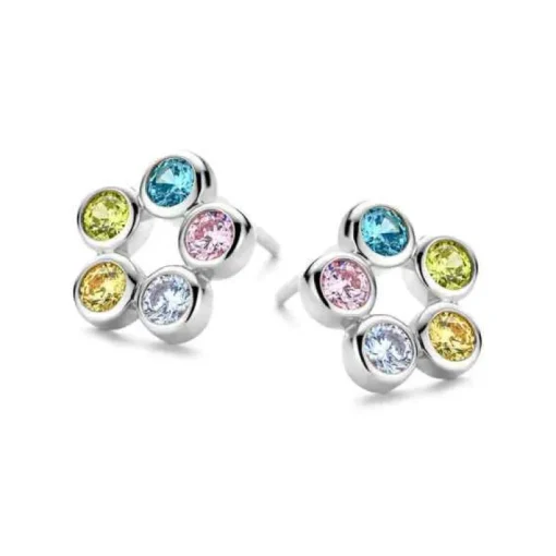 Symphony Multicolor Sterling Sølv Ørestikker fra Spirit Icons