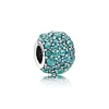Teal Sterling Sølv Charm fra Pandora 791755MCZ