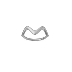 Wave Small Sterling Sølv Ring fra byBiehl 5-3703-R-H